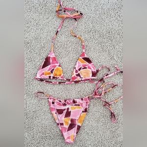 Inamorata las olas mosaic bikini set